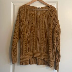 Maurices Chenille Open Knit Sweater